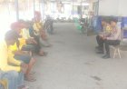 Personel Polsek Pantai Baru Ajak TKBM Tetap Jaga Komitmen Dan Keamanan Selama Tahapan OMP Turangga 2024