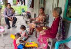 Sambangi Warga di Desa Binaan, Bhabinkamtibmas Polsek Pantaibaru Jaga Kemitraan Jaga Kamtibmas