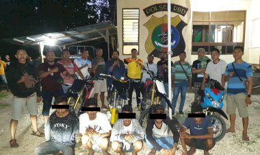 5 Pelaku Curanmor Berhasil Dibekuk, Salah Satunya Masih Di Bawah Umur