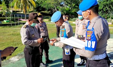 Gatibplin Propam, Periksa Sikap Tampang Dan Kelengkapan Surat Personel Polres