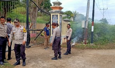 Cegah Penyebaran Covid – 19, Personel Polres Rote Ndao Bersihkan Mako