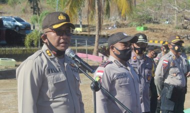 Pimpin Apel Perdana, AKBP Felli Hermanto, SIK, M.Si Ingatkan Anggota Untuk Bekerja Secara Profesional