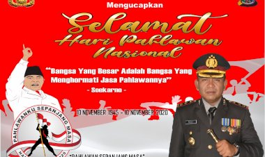 Ucapan Selamat Hari Pahlawan Dari Kapolres Rote Ndao