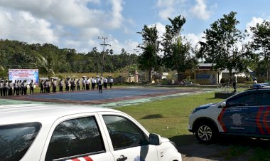 Kapolres Rote Ndao Pimpin Apel Gelar Operasi Keselamatan 2021 Polres Rote Ndao