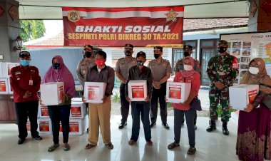 Gelar Vaksinasi dan Sembako dari Peserta Didik Sespimti ke- 30 Polri Warnai Ramadhan di 8 Provinsi dan 10 Kota/Kabupaten