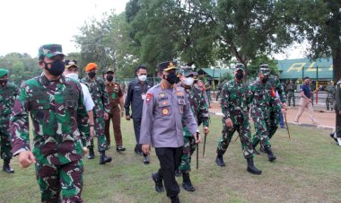Panglima dan Kapolri Ingatkan Forkompimda Blora Waspadai Lonjakan Kasus Covid-19