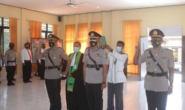 Kapolres Rote Ndao Pimpin Pelantikan Kasat Intelkam Dan Dua Kapolsek