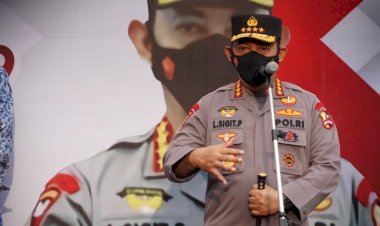 Tinjau Vaksinasi di Kudus , Kapolri Minta Kuatkan Testing dan Tracing Pada Masyarakat Yang Telah Kontak Erat dengan OTG