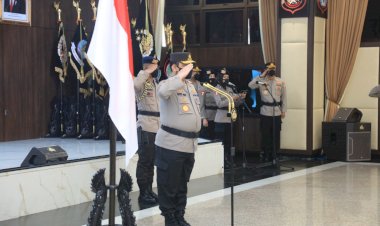 Jelang HUT Bhayangkara 1 Juli, Polri Gelar Upacara Pencucian Pataka