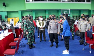 Polri Bersama Mahasiswa Bersinergi Dalam Penanggulangan Pandemi Covid-19