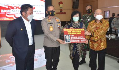 Pengusaha asal Aceh Beri Hibah 2 Triliun ke Polda Sumsel untuk Penanganan Covid 19.