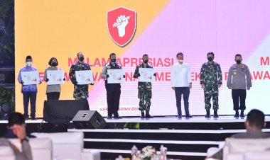 Apresiasi Relawan, Kapolri: Pandemi Covid-19 Bisa Dilalui Kalau Kita Bersatu!