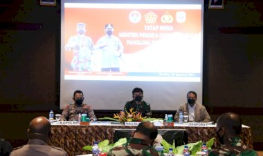 Rapat Kesiapan PON XX Bareng Forkopimda Mimika, Kapolri: Perlu Langkah Extraordinary Cegah Covid-19