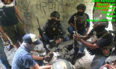 Tangkap Gigen Telenggeng, Satgas Nemangkawi Sita 3 Pucuk Senpi