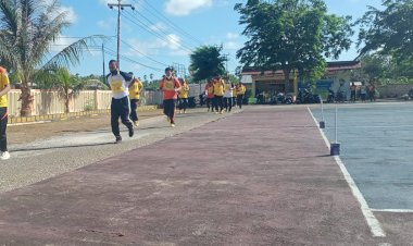 Jaga Kondisi Kesehatan Anggota, Polres Rote Ndao Gelas Samjas Semester II