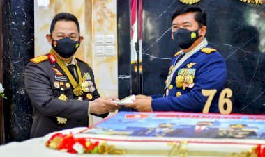 HUT ke-76 TNI, Kapolri: Sinergitas TNI-Polri Mutlak Sebagai Kekuatan Strategis Hadapi Tantangan