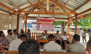 Bentuk Personel Polri Yang Profesional Dan Humanis, Kapolres Rote Ndao Beri Arahan Ke Personel Polsek Jajaran