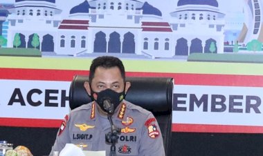 Akselerasi Vaksinasi di Aceh, Kapolri Minta TNI-Polri Sinergi dengan Tokoh Agama dan Adat