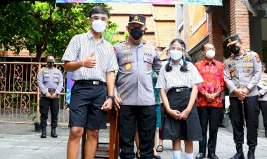 Pelajar Senang Bisa Belajar Tatap Muka, Kapolri: Fokus Gapai Cita-Cita Agar Jadi Kebanggaan Keluarga