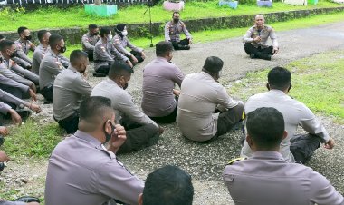 Anev Tugas Bhabinkamtibmas, Kapolres Berikan Arahan