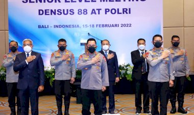 Hadiri Senior Level Meeting, Kapolri Tekankan Densus 88 Kembangkan Kemampuan Hadapi Tantangan