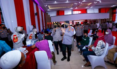 Akselerasi Vaksin Booster, Kapolri: Agar Imunitas Warga Meningkat Sehingga Tekan Laju Covid-19