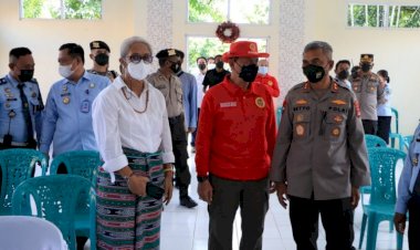 Tinjau Vaksinasi di Lapas Anak Kelas 1 Kupang, Kapolda NTT Ajak Seluruh Elemen Masyarakat Sukseskan Vaksinasi