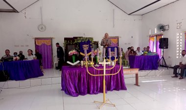 Ciptakan Kamtibmas, Kapolres Berikan Hibauan Lewat Mimbar Gereja