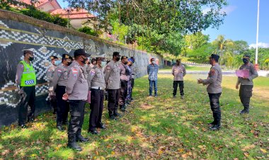 Cek Kesiapan Personel Operasi Semana Santa, Kabag Ops Apelkan Anggota