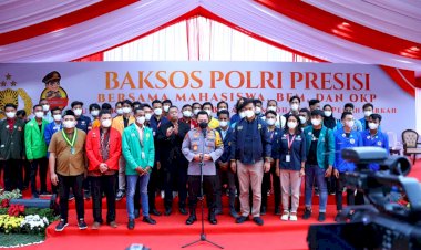 Bagikan Baksos Bareng Mahasiswa dan Pemuda, Kapolri: Teruslah Berkontribusi Terbaik untuk Bangsa