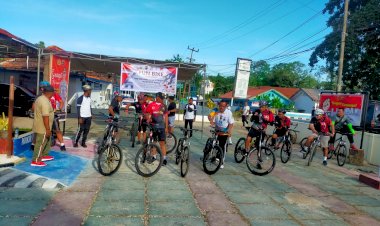 Diikuti Puluhan Peserta, Polres Rote Ndao Gelar Fun Bike Bersama Meriahkan Hari Bhayangkara ke 76