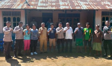 Cegah Adanya Kejadian Pencurian Ternak, Polsek Rote Tengah Berikan Sosialisasi