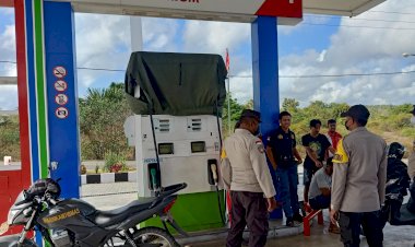 Antisipasi Kenaikan Harga Bahan Bakar Minyak, Polsek Pantai Baru Galakkan Patroli