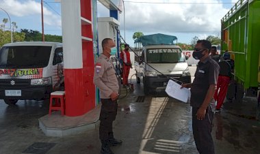 Amankan SPBU, Polsek Rote Barat Laut Tempatkan Personelnya