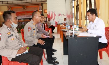 Wasrik Tahap II, Polres Rote Ndao Terima Tim Pemeriksa Itwasda Polda NTT