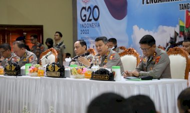 Wakapolri Pimpin Tactical Floor Game, Susun Strategi Pengamanan KTT G20 di Bali