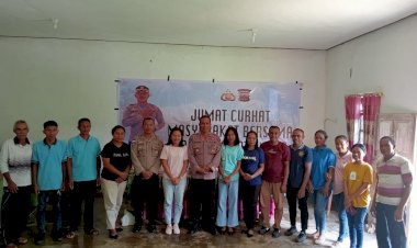 Giliran Wakapolres Rote Ndao, Jum’at Curhat Kembali Digelar Dengar Langsung Saran Masukan Warga
