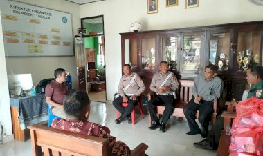 Tindak Lanjuti Masukan Saat Jum’at Curhat, Satuan Lalu Lintas Polres Rote Ndao Sambangi SMK Negeri 1 Lobalain