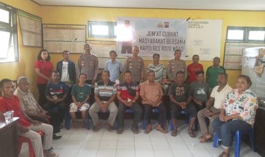 Gencarkan Jum’at Curhat, PJU Polres Rote Ndao Bergiliran Dengar Keluhan Warga