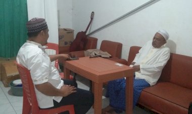 Jalin Silaturahmi, Sat Intelkam Sambangi Imam Masjid An-Nur Ba’a