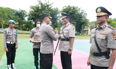 Kapolres Rote Ndao, Pimpin Langsung Serah Terima Jabatan Wakapolres