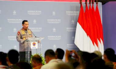 Di Rakornas BNPB, Kapolri Bicara Langkah Konkret Manajemen Risiko Bencana