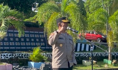 Pimpin Apel Pagi, Wakapolres : Berikan Pelayanan Yang Terbaik Kepada Masyarakat