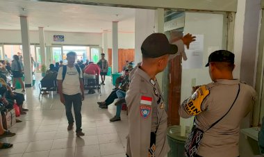 Cegah TPPO, Polsek Pantai Baru Pasang Poster Imbauan