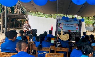 Hadiri Acara Kelulusan Murid SD, Satgas Pencegahan Berikan Sosialisasi Tentang Perdagangan Orang