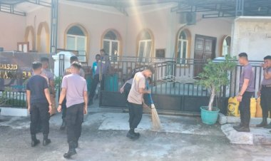 Jelang Hari Bhayangkara ke-77 Tahun 2023, Polres Rote Ndao Gelar Bakti Sosial di Rumah Ibadah