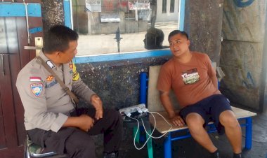 Cegah Bahaya TPPO, Bhabinkamtibmas Intens Sambangi Warga Binaan Berikan Imbauan