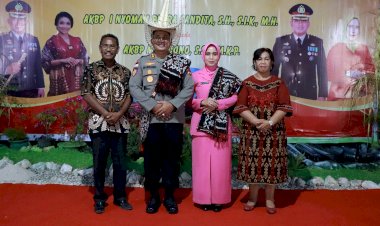 Dahidiri Forkopimda, Polres Rote Ndao Menggelar Acara Pisah Sambut Kapolres Lama dan Baru