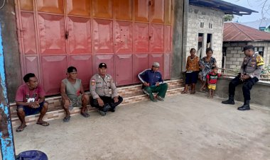 Duduk Santai Bersama, Langkah Polsek Pantai Baru Sampaikan Pesan Kamtibmas