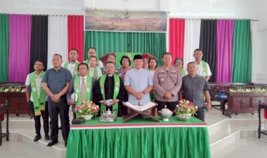 Sambangi Gereja, Kapolres Berikan Imbauan dan Ajak Jemaat Jaga Kamtibmas